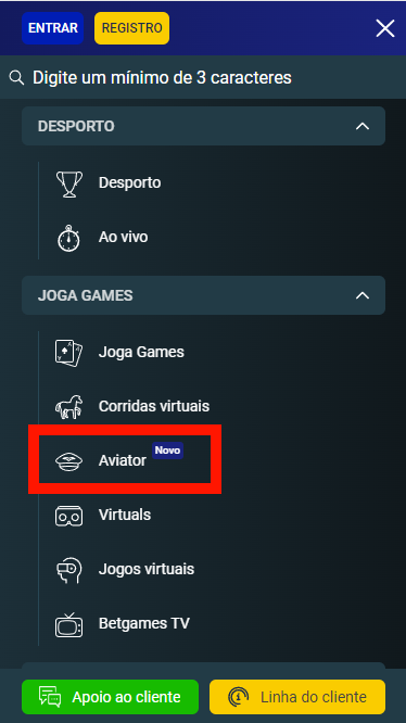 Jogabets Aviador