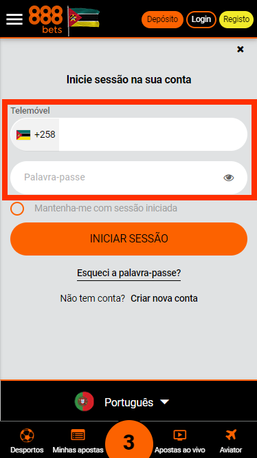 Formulário de Autorização 888bets