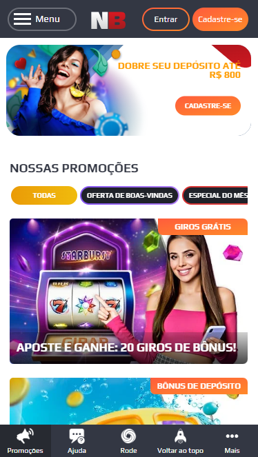 Secção de Bónus NetBet