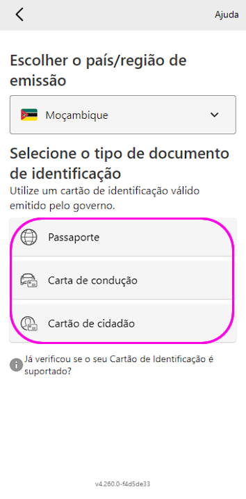 Que documentos é necessário fornecer à casa de apostas bwin para provar a sua identidade