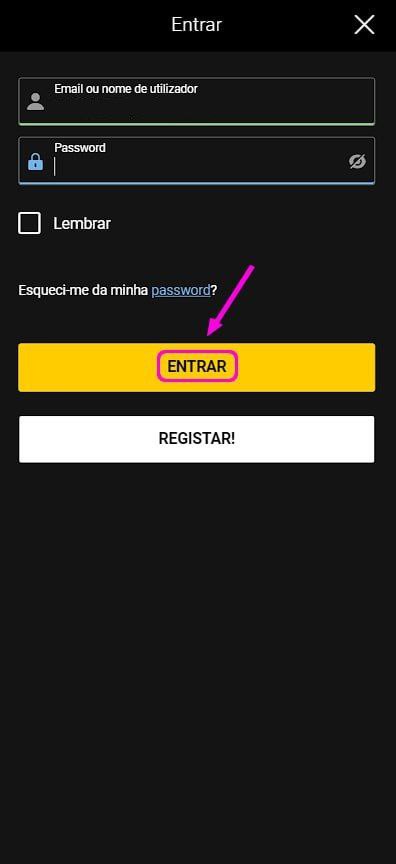 como iniciar sessão em bwin