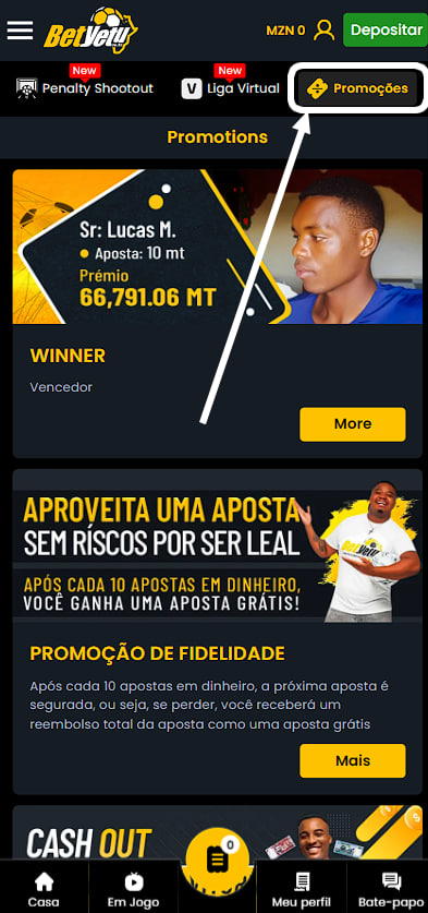 Promoções e bónus em BetYetu