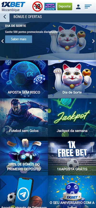 Bónus em 1xBet