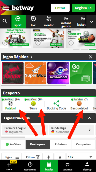 Desportos BETWAY