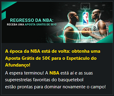 Bónus para eventos de basquetebol em 1Bet