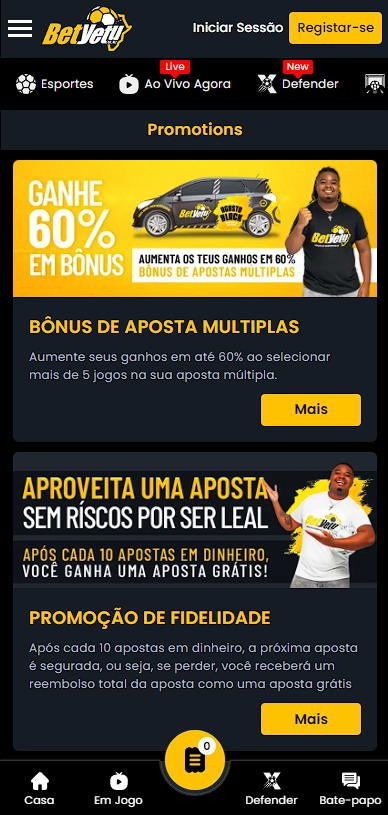 bónus e promoções BetYetu