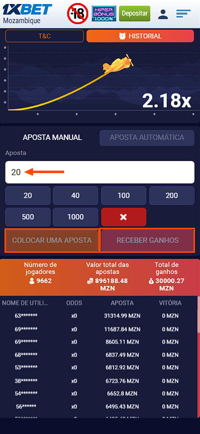 Aviator em 1xBet