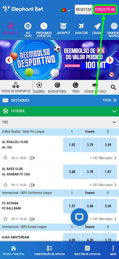 Instru莽玫es para iniciar sess茫o