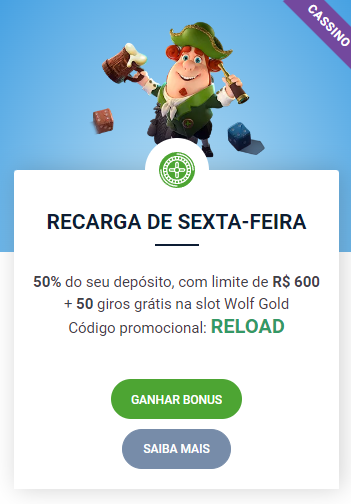 RECARGA DE SEXTA-FEIRA 20bet