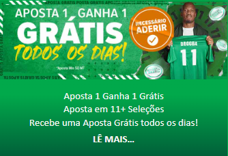 Bónus 7. Aposta 1 Ganha 1 Grátis Todos Os Dias