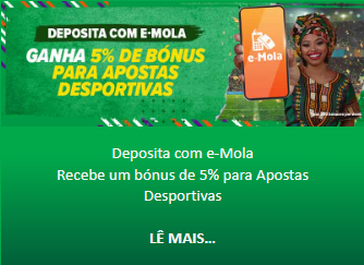 Bónus 10. Deposita com E-mola. Ganha 5% De Bónus Para Apostas Desportivas