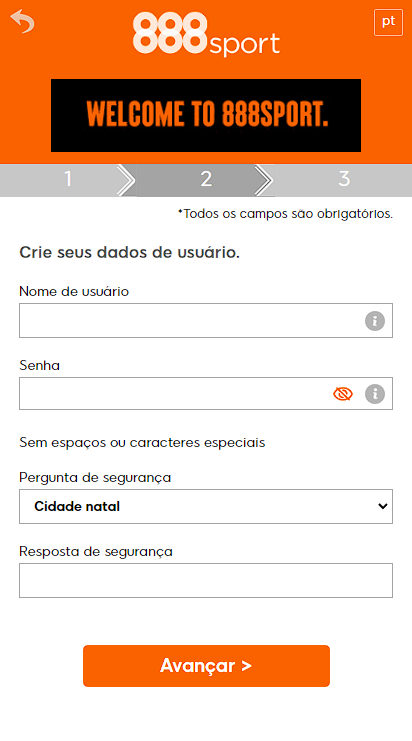 Segunda fase do registo