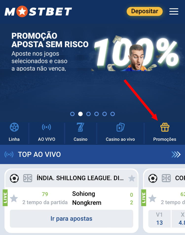 Mostbet promoções