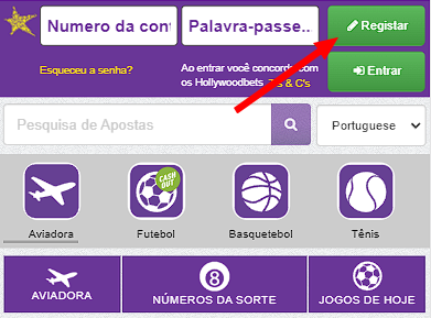 Como registar Hollywoodbets