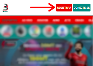 Registo no site Olabet