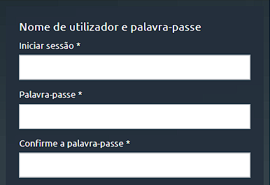 Formulário de registo do programa de afiliados 1XBET