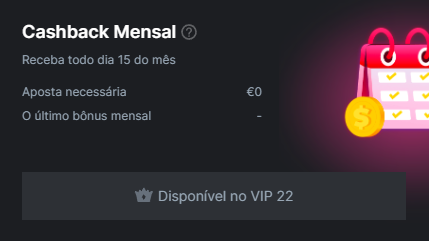 Cashback Mensal