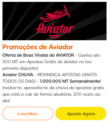 Promoções de Aviador