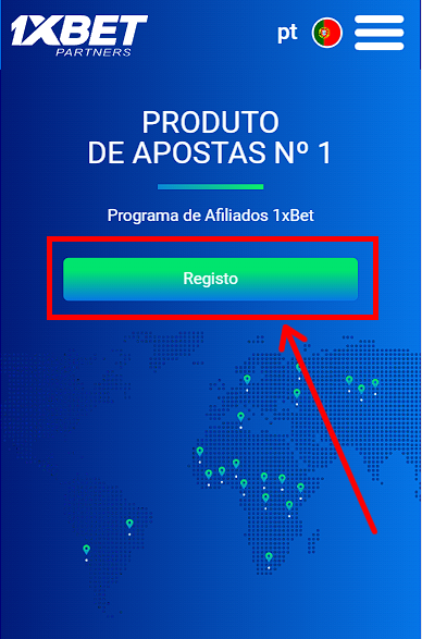 Registo no programa de afiliados da 1XBET