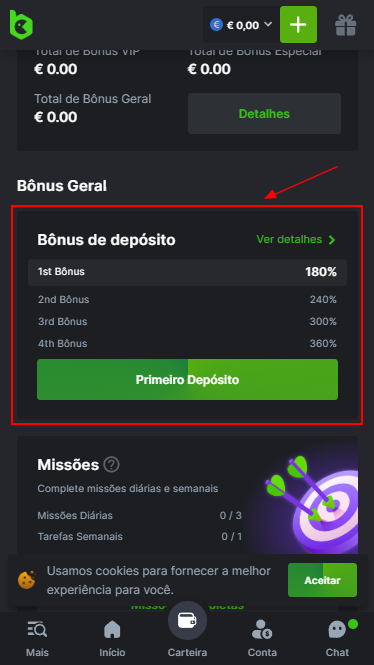 Bónus pelo registo em BC.Game