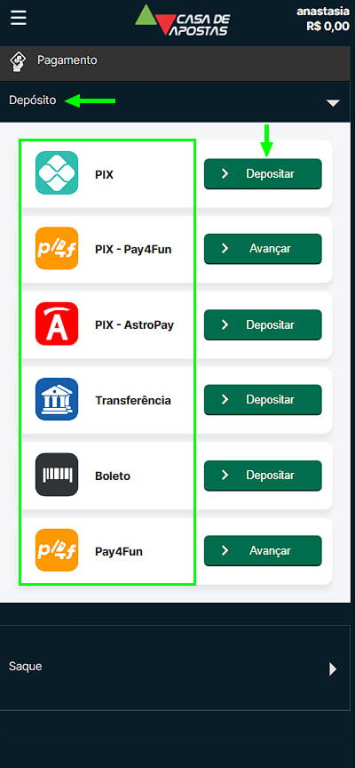 sistemas de pagamento em casa de apostas