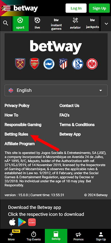 Betting Rules