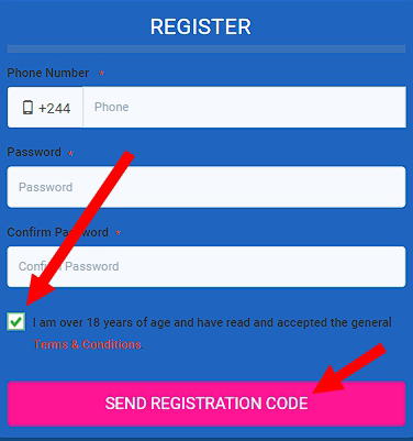 Elephant bet registration form