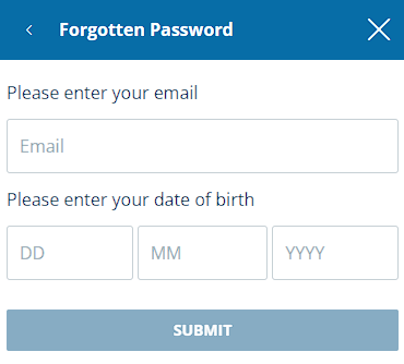 Forgot your password