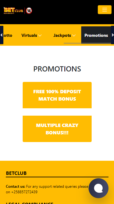 Betclub bonuses and promotions