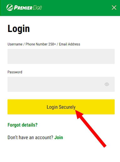 Log in form