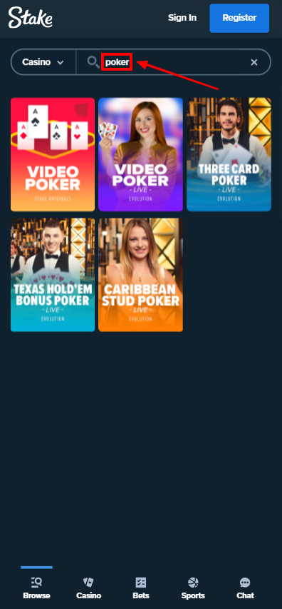 Poker at Stake bookmaker