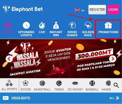 Elephant bet mz bonus login