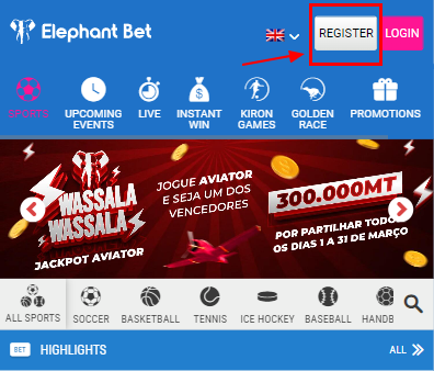 Elephant Bet login