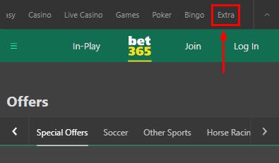 Additional section Bet365