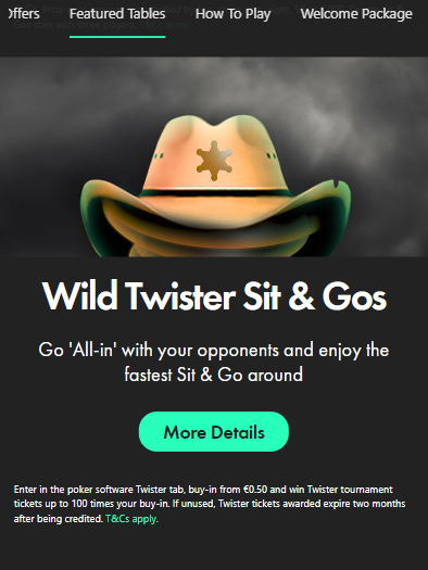 Wild Twisters Sit&Go