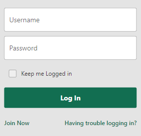 Instructions on how to enter your username and password